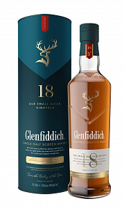 Glenfiddich 18r. 40% 0,7l Škótska whisky (nové balenie)