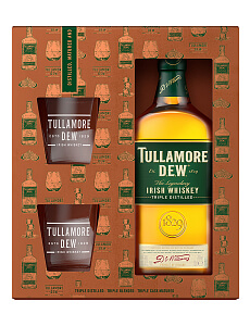 Tullamore Dew Whiskey 40% 0,7l + poháre v darčekovom balení