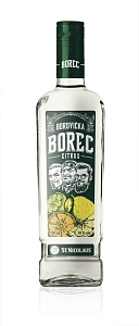 Borovička BOREC Citrus 38% 0,7l