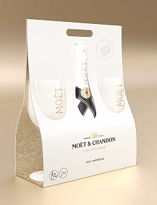 Moët & Chandon ICE Impérial 12% 0,75l + 2 biele poháre