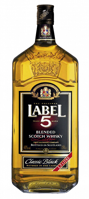Label 5 Scotch Whisky 40% 1,5l