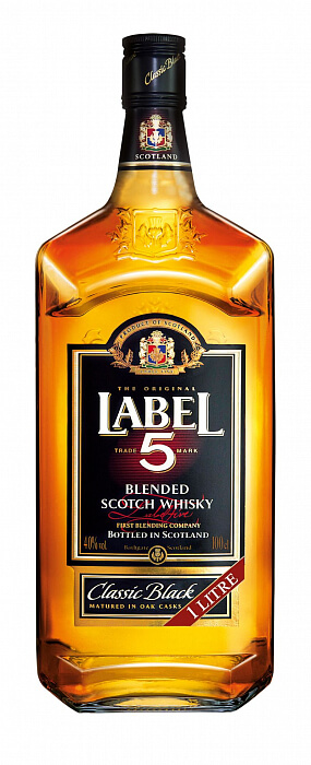 Label 5 Scotch Whisky 40% 1l