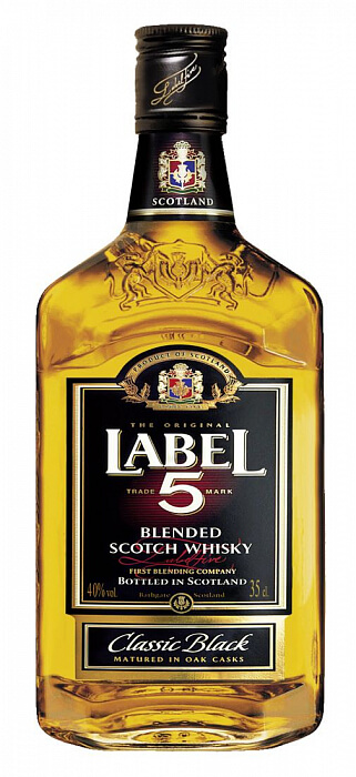 Label 5 Scotch Whisky 40% 0,35l