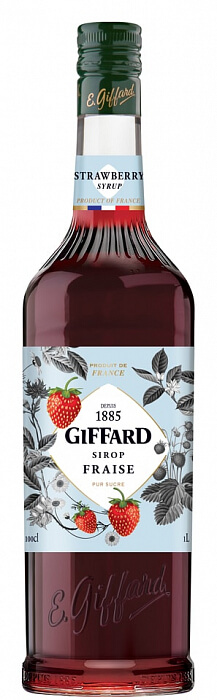 GIFFARD Strawberry - jahodový sirup 1l