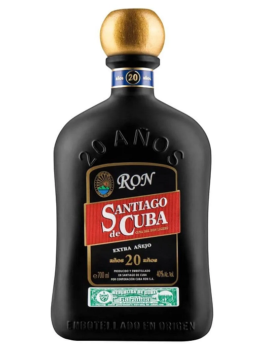 Santiago de Cuba Extra Aňejo 20 Aňos rum 40% 0,7l