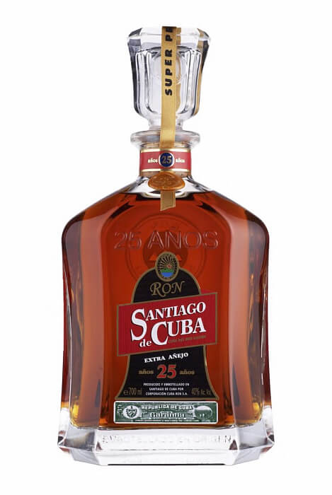 Santiago de Cuba Extra Aňejo 25 rum 40% 0,7l