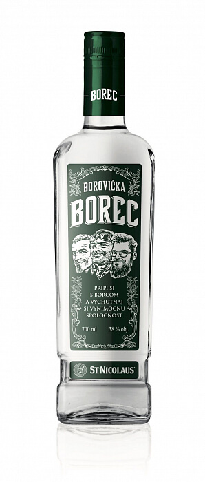 Borovička BOREC 38% 0,7l