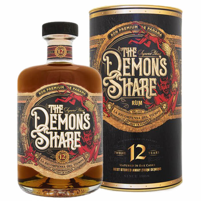The Demon's Share Rum 12 Y.O. 41% 0,7l - darčekové balenie