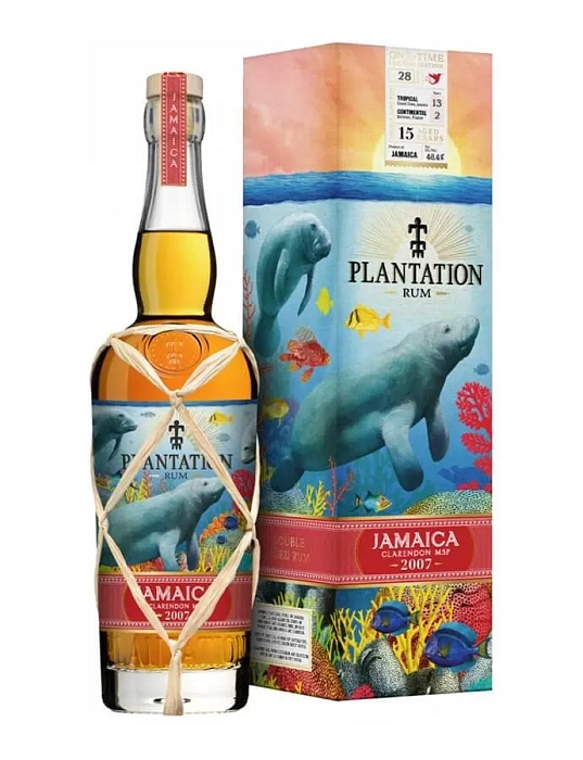 Plantation Single Vintage Jamaica Clarendon MSP 2007, 48,4%, 0,7l - darčekové balenie