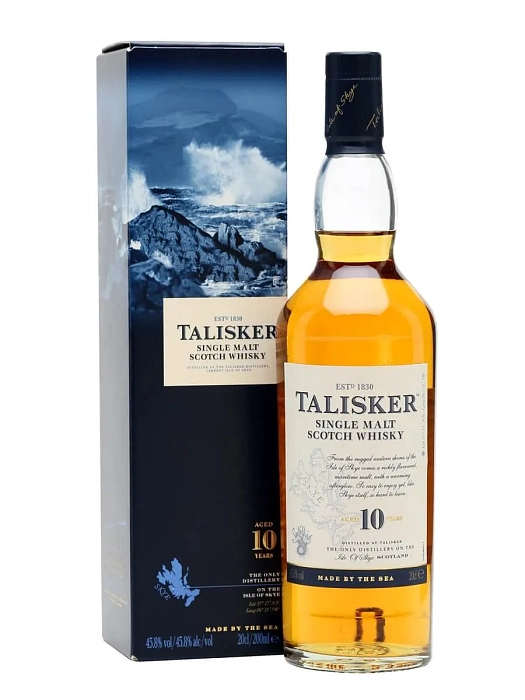Talisker Single Malt whisky 10r. 45.8% 0,7l