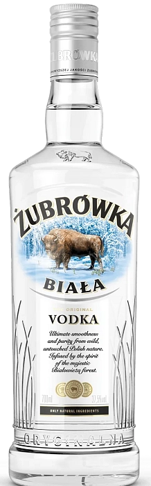Zubrowka Biala vodka 37,5% 0,7l